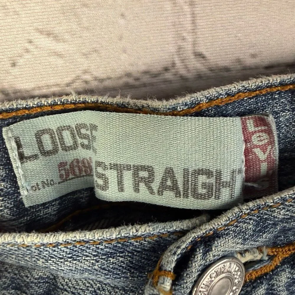 Vintage Levi's 569 Jeans Loose Straight Medium Wash Size 33 x 32